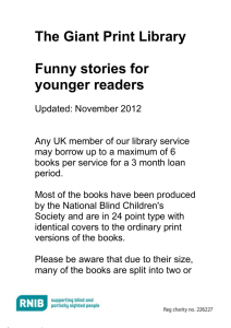 Funny stories for younger readers in Giant Print (Word, 200KB)