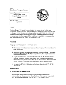 Use of State Vehicles - Western Oregon University