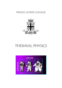 Thermal Physics Notes 2014 - PAC
