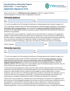 Required signatures - Technology Evaluation in the Elderly Network