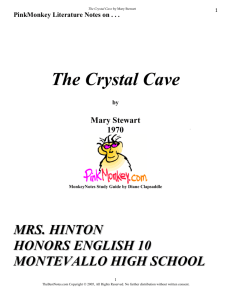 Chapter Summaries – The Crystal Cave by Mary Stewart