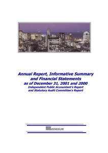 annual report and informative summary