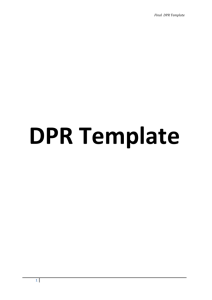DPR template