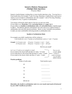 Intensive Diabetes Management