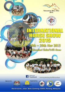 Penang Turf Club National Horse Show 2012