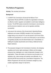 Background to the voluntary exit scheme