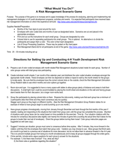 Group Processing Questions for Risk Management Rotation Game file