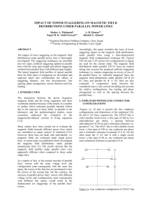 Magnetic Fields of Parallel Transmission Lines