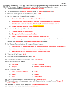 USII.5abc Test Review for INB with answers