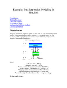 Example: Bus Suspension Modeling in Simulink