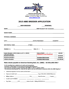 2015 Breeder Application - American Bucking Bull, Inc.