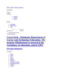 Engineering and Technology - Oklahoma Department of Career and