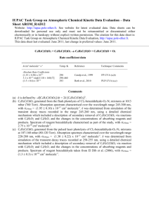 Data Sheet AROM_RAD12 - IUPAC Task Group on Atmospheric