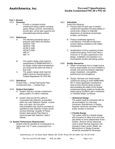 DUO-PRO SPECIFICATIONS