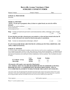 SURGERY CONSENT FORM