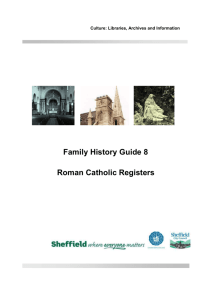 Roman Catholic Registers (Word, 194 KB)