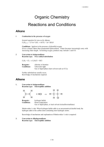 Reaction Conditions