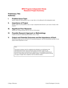 Research Topic Analysis Template