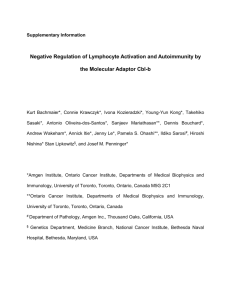 Negative Regulation of Lymphocyte Activation and Autoimmunity by