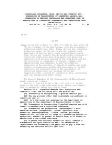 Act of Jul. 15, 2004,PL 729, No. 84 Cl. 35