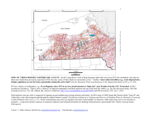 Caption for Jacobi CrissCross Earthquake Faults Map: