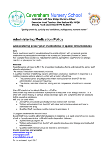 Administering Medication Policy