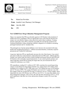 New GERD/Ulcer Drug Utilization Management