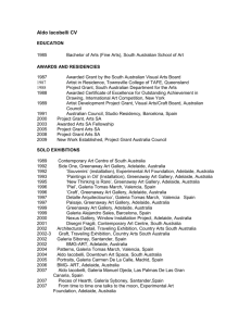 Aldo Iacobelli CV - Dark Horse Experiment