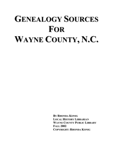 Court Records - Wayne County Public Library