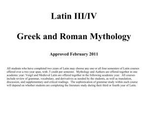 Latin III-IV