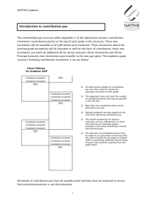 NATFHE: introduction to contribution pay