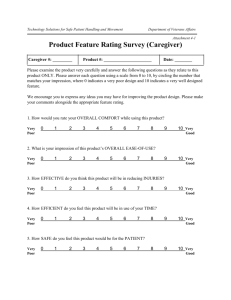 Product Rating form