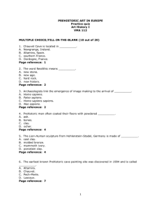 Prehistory Quiz worksheet