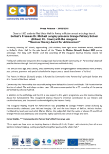PIMS-Seamus Heaney Award – Press statement plus 240315