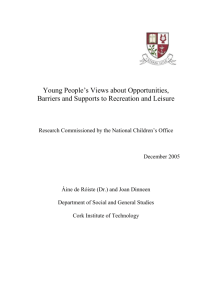 Executive Summary - Department of Children and Youth Affairs