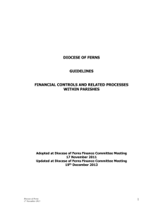 Financial Controls and related Processes within