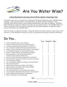 Water Wise Quiz - Umatilla County SWCD