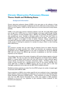 Prevalence and Number of People with Chronic Diseases