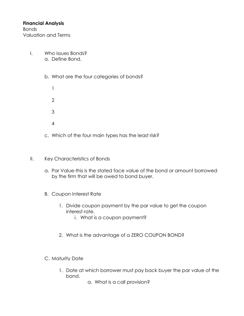 compare stocks and bonds lesson plan