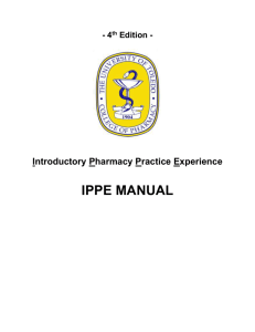 IPPE Manual - University of Toledo
