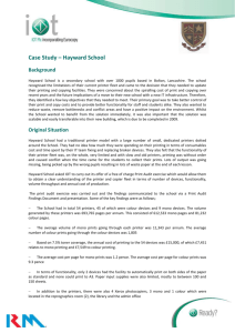 Case Study – Hayward School