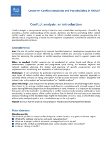 Conflict Analysis Handout