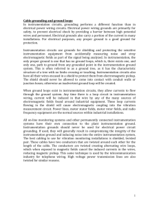 Cable grounding and ground loops In instrumentation circuits