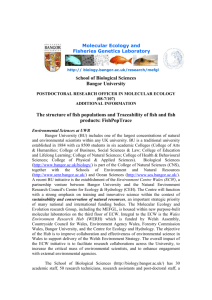 B1 - Molecular Ecology and Fisheries Genetics Laboratory