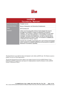 Study of Abstraction and Semantics Enablements - FTP