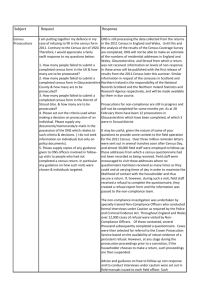 Disclosure log March 2012 - Office for National Statistics