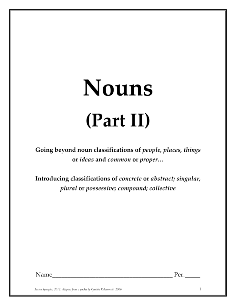 nouns-part-ii