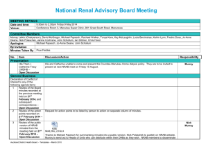 NRAB Minutes: May 2014