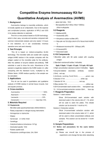 Competitive enzyme immunoassay for the quantitative analysis of