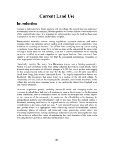 LAND USE: CURRENT & FUTURE - Antrim